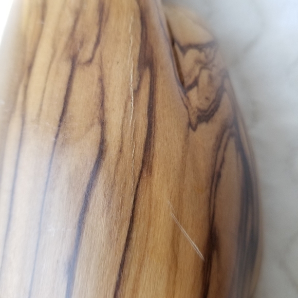 Olive Wood Biblical Holy Family Representation Hand Carved in Bethlehem - Picture 9 of 10